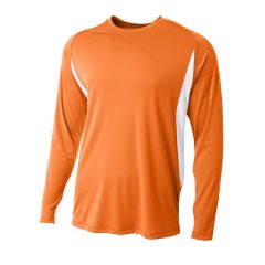 Long Sleeve Color Block Cooling Performance Tee