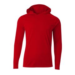 Youth Cooling Performance Long Sleeve Hooded Tee