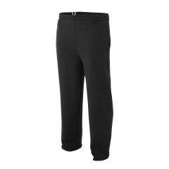 Open Bottom Pocketed Fleece Pant