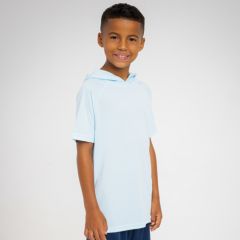 Youth Cooling Performance Short Sleeve Hooded Tee