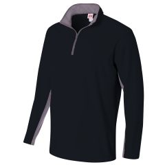1/4 Zip Color Block Fleece Jacket