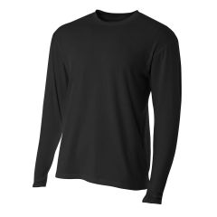 Fusion Cotton Long Sleeve Performance Crew