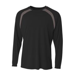 Spartan Long Sleeve Color Block Crew