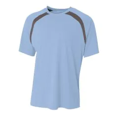 Spartan Short Sleeve Color Block Crew