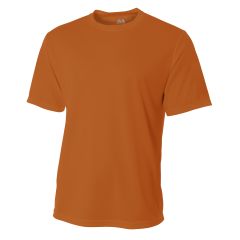 Men's Short Sleeve Crew Birds Eye Mesh Tee