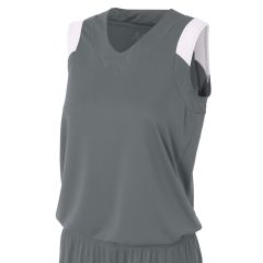 Women's Moisture Management V-Neck Muscle