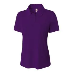 Women's Solid Interlock Performance Polo