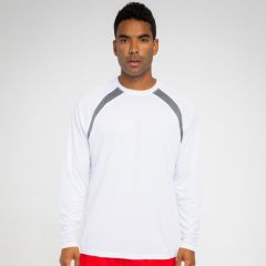 Spartan Long Sleeve Color Block Crew