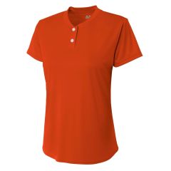 Girls Tek 2 Button Henley