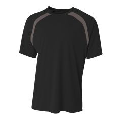 Spartan Short Sleeve Color Block Crew