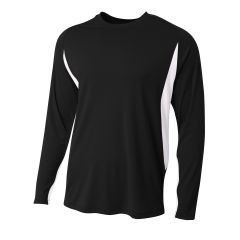 Long Sleeve Color Block Cooling Performance Tee