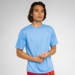 Men's Short Sleeve Crew Birds Eye Mesh Tee