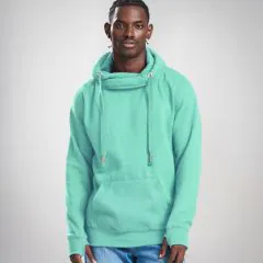 AWDis CROSS NECK HOODIE