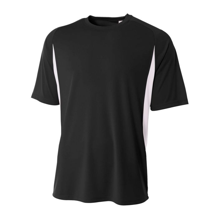 Cooling Performance Color Blocked Short Sleeve Cre