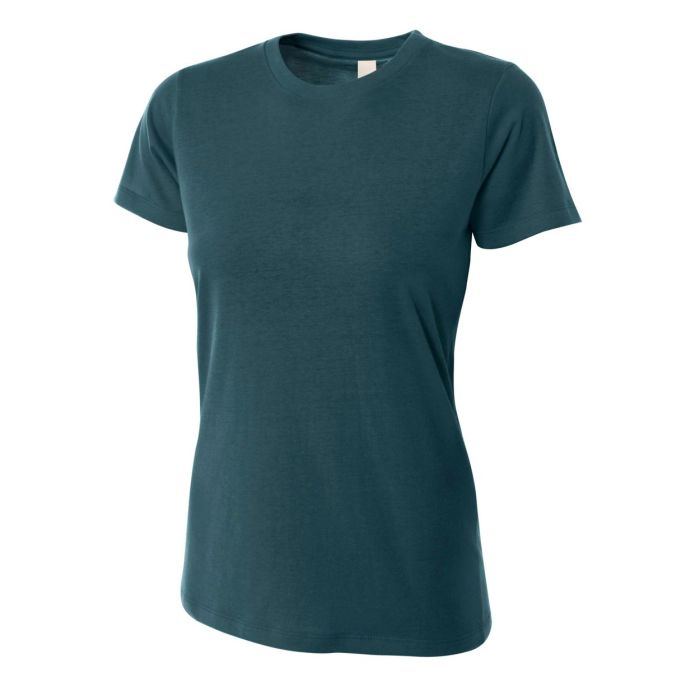 Womens Combed Ring Spun Fitted Cotton Tee