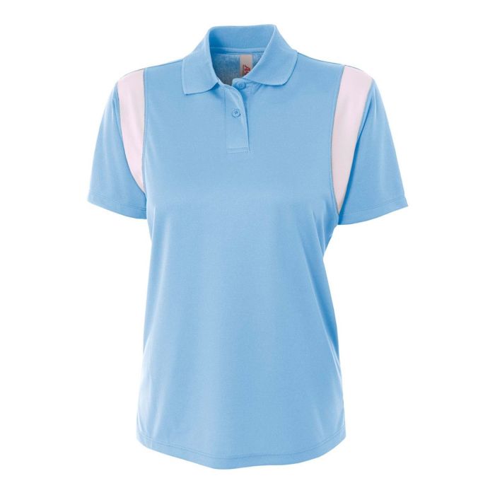 Women's Color Blocked Performance Polo With Knit C