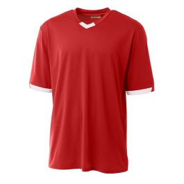 N4184 - A4 Short Sleeve Full Button Baseball Jersey