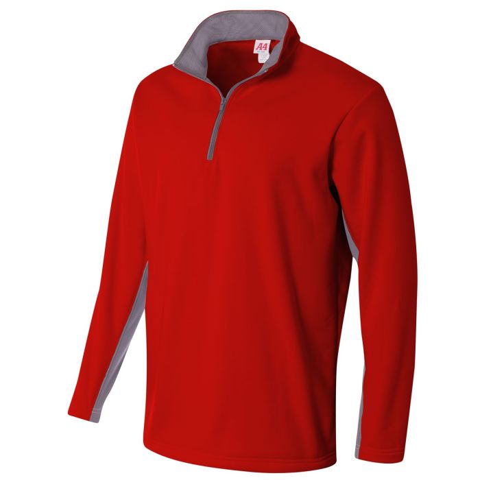 1/4 Zip Color Block Fleece Jacket