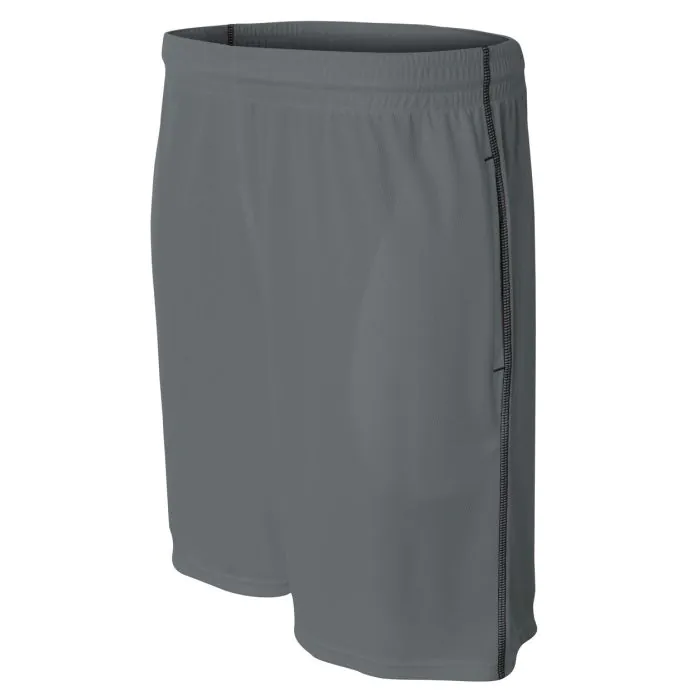 9" Pocketed Short with Contrast Stitching